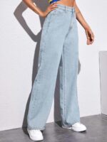 Stylecast X Kotty Women Straight Fit High-Rise Jeans