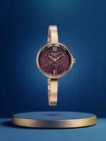Titan Raga Show Stopper Women Embellished Bracelet Analogue Watch 95271WM01