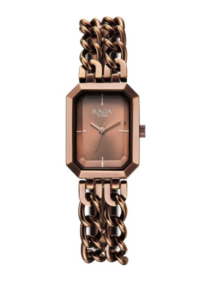 Titan Raga Showstopper Women Dial & Bracelet Style Straps Analogue Watch 95283QM01