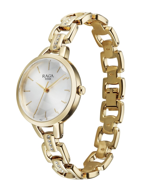 Titan Raga Showstopper Women Printed Dial & Bracelet Style Straps Analogue Watch 95352YM01