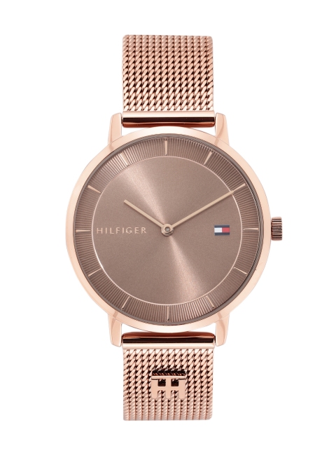 Tommy Hilfiger Women Bronze-Toned Dial & Straps Analogue Watch TH1782287W